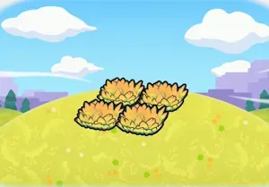 Elevated yellow tall grass