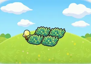 Illuminated tall grass