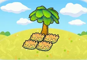 Tree-shaded yellow tall grass