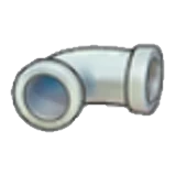 Iron pipe (horizontal curve)