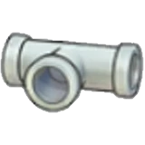 Iron pipe (horizontal T)