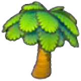 Large palm tree