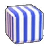 Vertical-stripe print