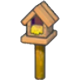 Wooden birdhouse