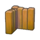 Wooden siding (corner)