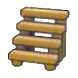 Wooden steps